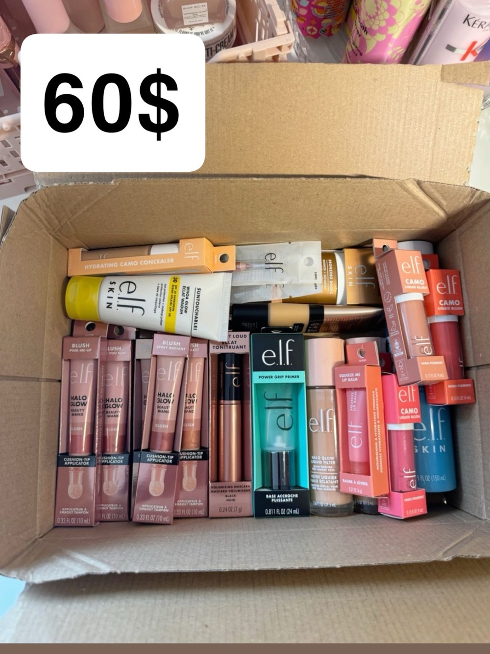 Cosmetics Lip & Skin Makeup Set in Pink, Peach & Nude